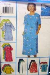 5503 EZ ADAPTIVE DRESS, TOP, CULOTTES, PANTS PATTERN XL-XXL,S-L